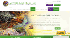 Desktop Screenshot of motherearthlabs.com