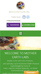 Mobile Screenshot of motherearthlabs.com
